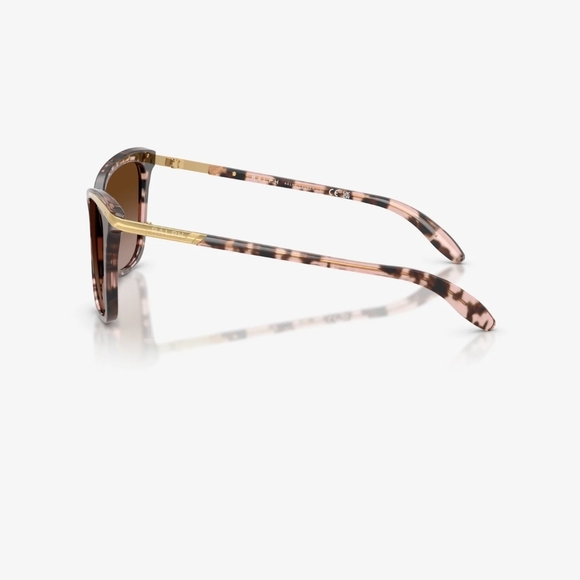 Ralph By Ralph Lauren Pink Tone Tortoise Shell Sunglasses - Picture 4 of 13